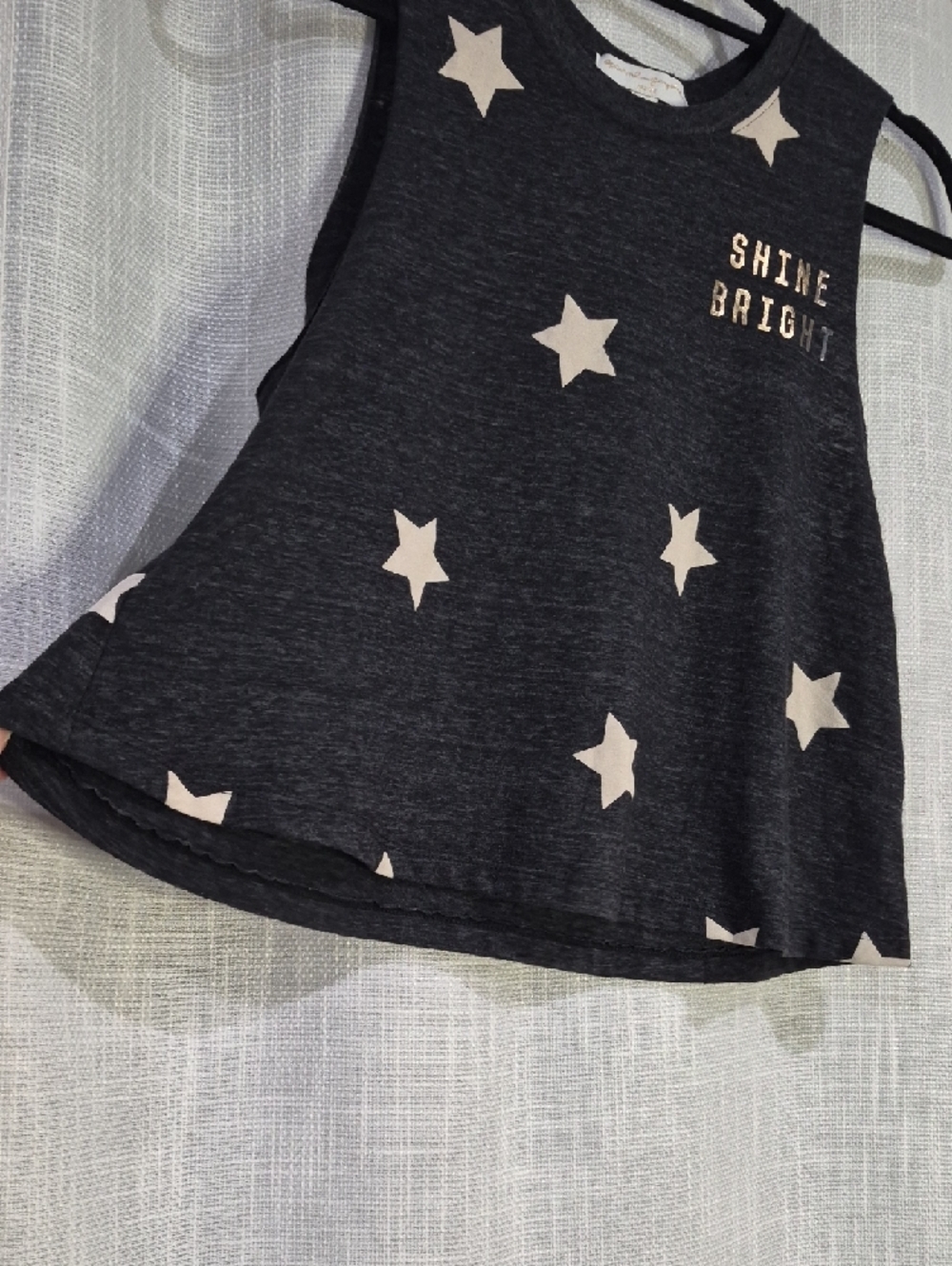 Spiritual GANSTER x Equinox Shine Bright Star Print Tank Top - Dark Gray - Picture 6 of 9